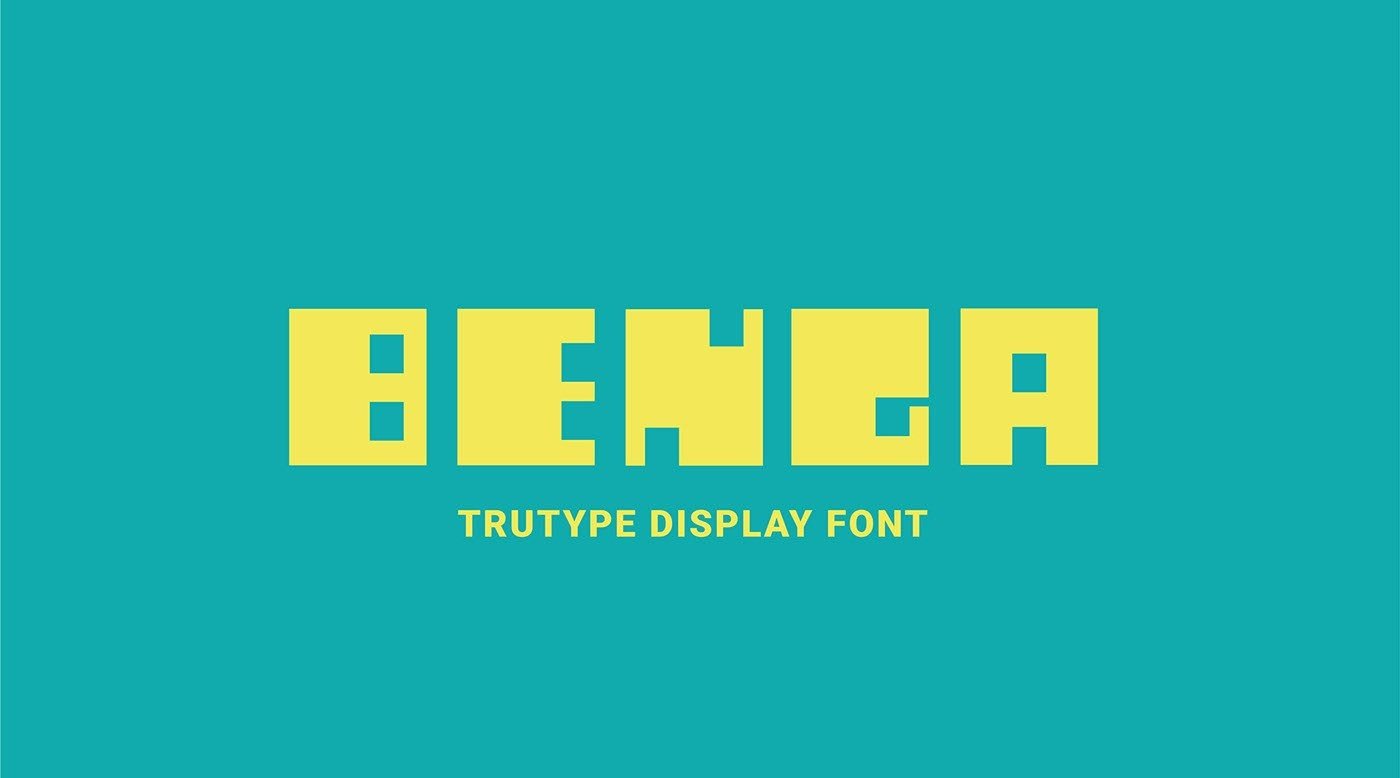 benga free block font