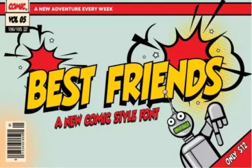 Best Friends Creative Comic Font