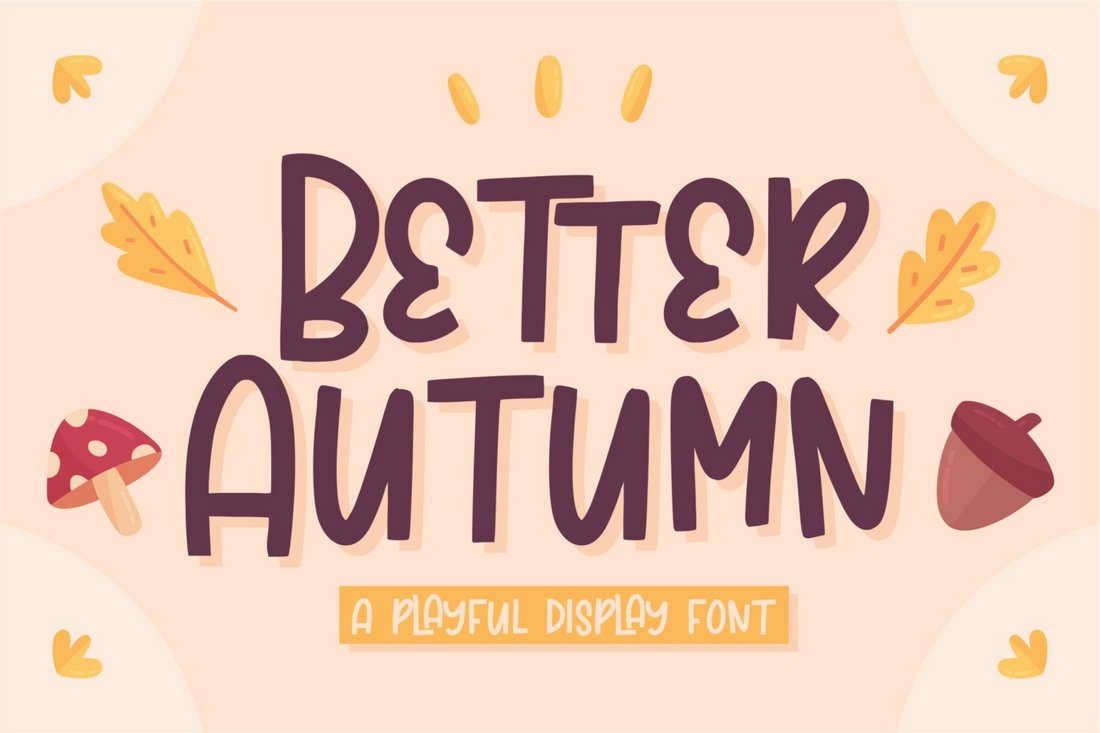 Better Autumn - Free Fall Font