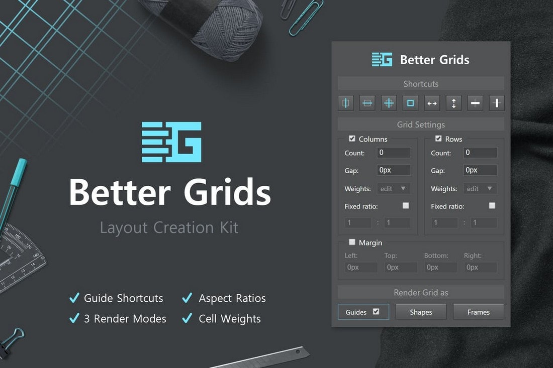 Better-Grids-Layout-Creation-Kit-Photoshop-Plugin 20+ Best Photoshop Filters + Plugins 2020 (+ How to Use Them) design tips 