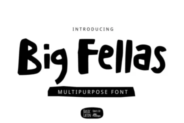 Big Fellas Multipurpose Chubby Font