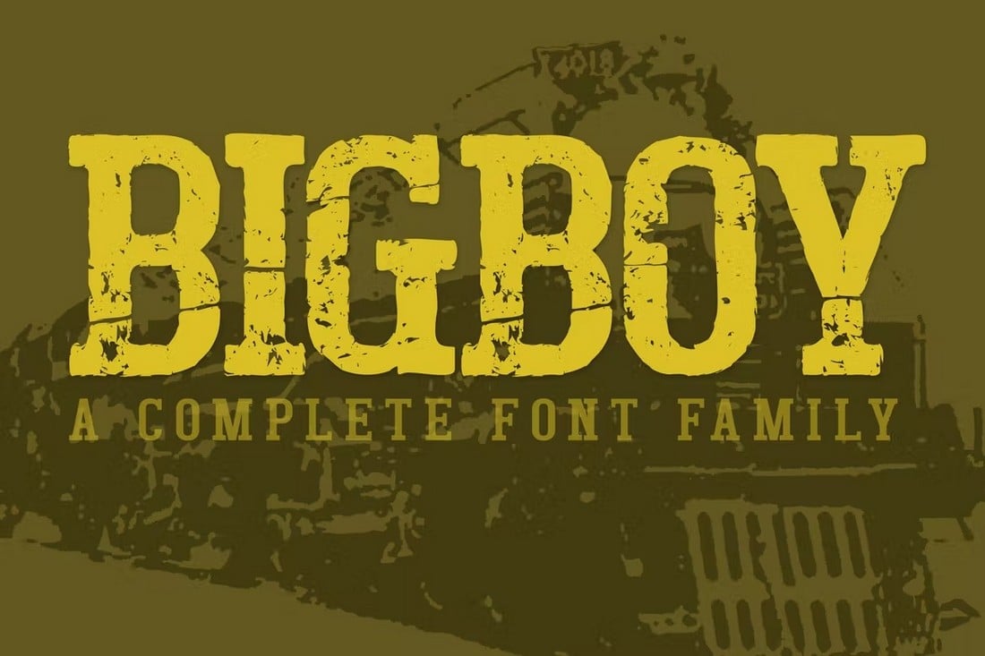 Bigboy-Old-Western-Font-Family 20+ Best Western Fonts (Old Western and Cowboy Typography) design tips 