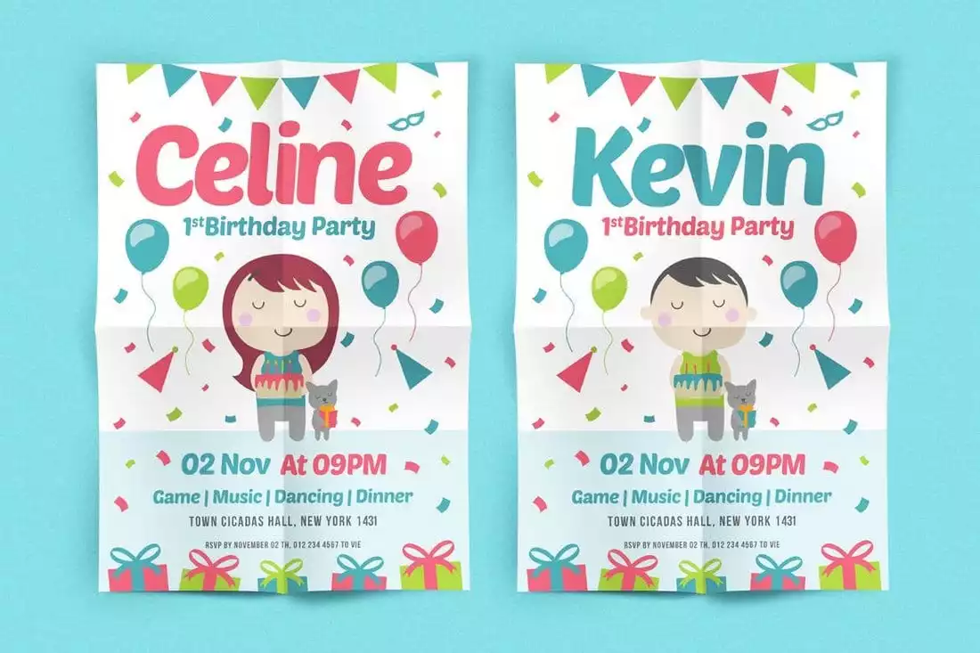 Birthday Party Flyer Template | Design Shack