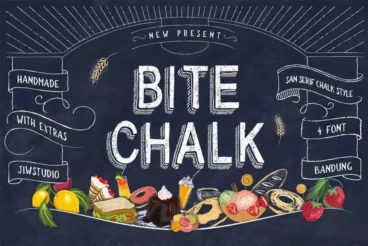 BiteChalk Chalkboard Font