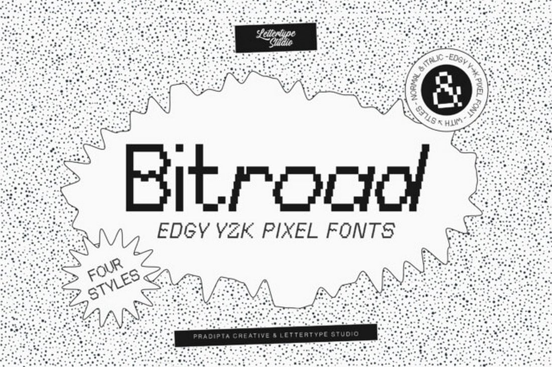 Bitroad - Free 8-Bit Font