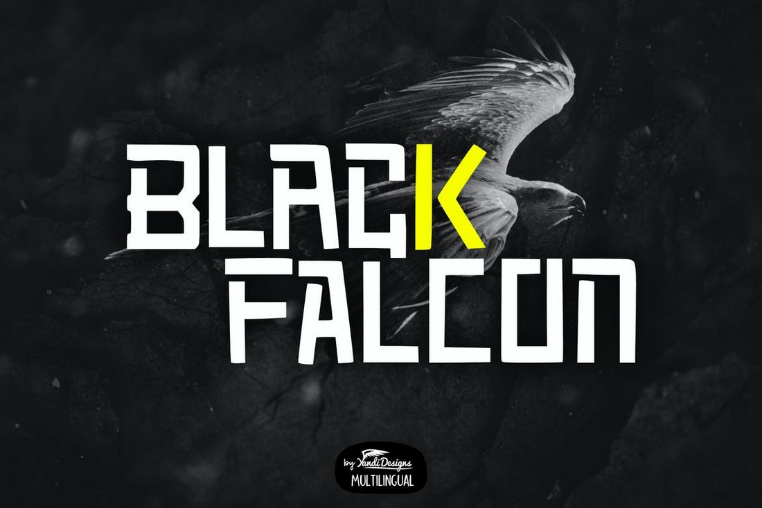 Black-Falcon-Creative-YouTube-Font 30+ Best YouTube Fonts (For Thumbnails + Videos) 2020 design tips 