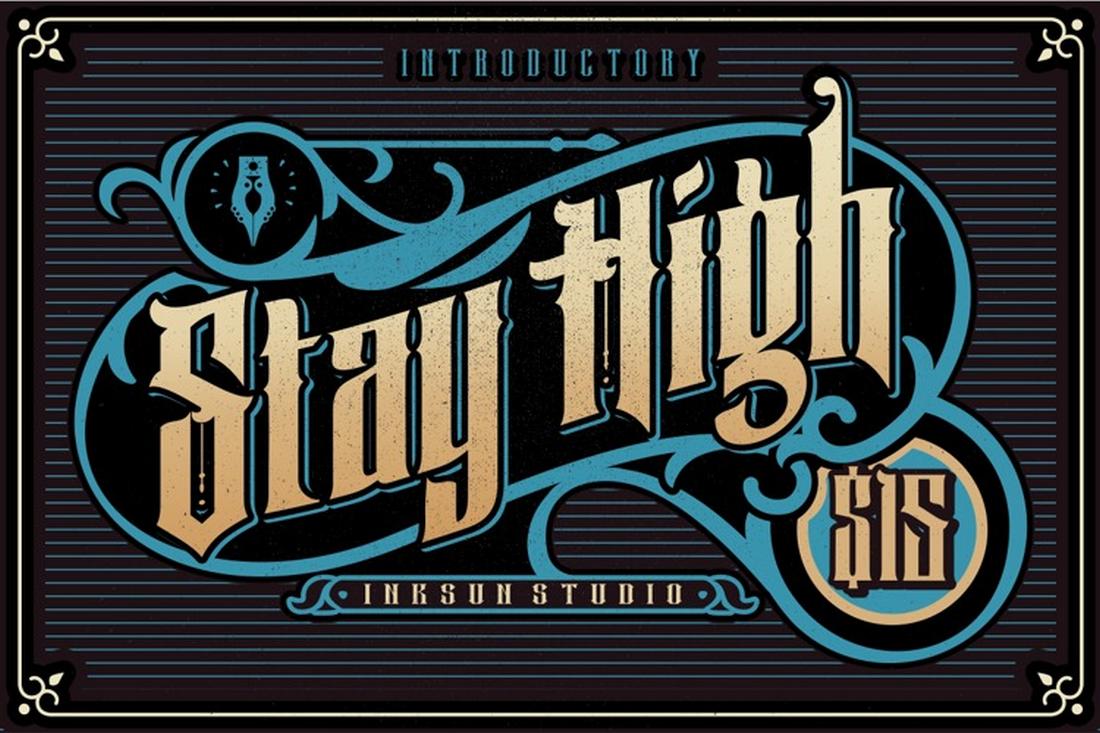 Black Oval - Free Label Font