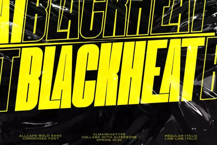 View Information about Blackheat Bold Condensed Font