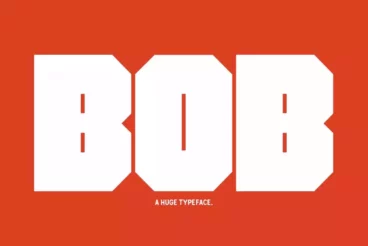 Bob Big Block Letter Font