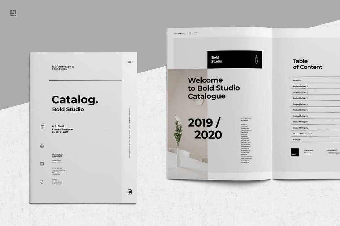 Bold-Catalog-Corporate-Brochure-Template 70+ Modern Corporate Brochure Templates design tips 