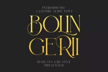 Bolin Gerii Luxury Serif Font