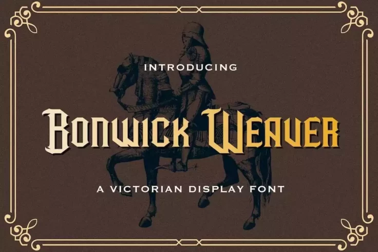 View Information about Bonwick Weaver Victorian Era Tattoo Font