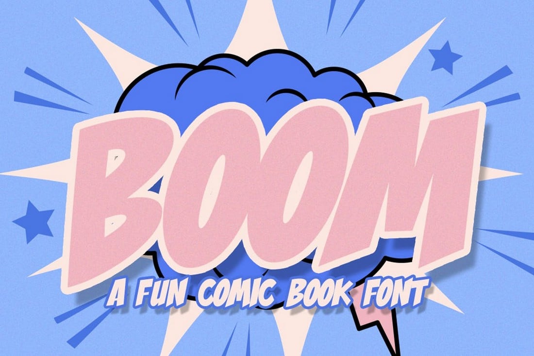 Boom - Comic Font for Procreate