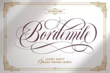 Bordemile Luxury Script Font