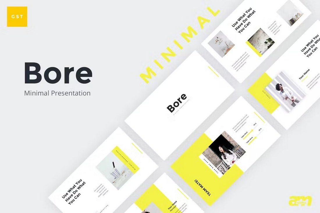 Bore - Clean & Minimal Google Slides Theme