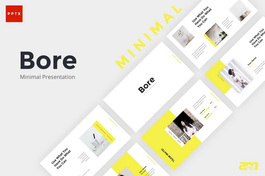 Bore - Minimal Modern Powerpoint Template