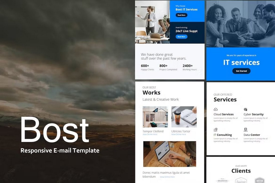 Bost Mail - Responsive MailChimp E-mail Template