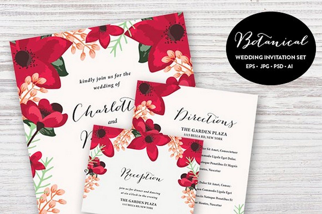 90+ Gorgeous Wedding Invitation Templates | Design Shack