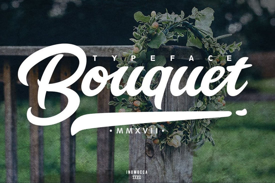 Bouquet-Typeface 40+ Best Fonts for Business Cards 2022 design tips 