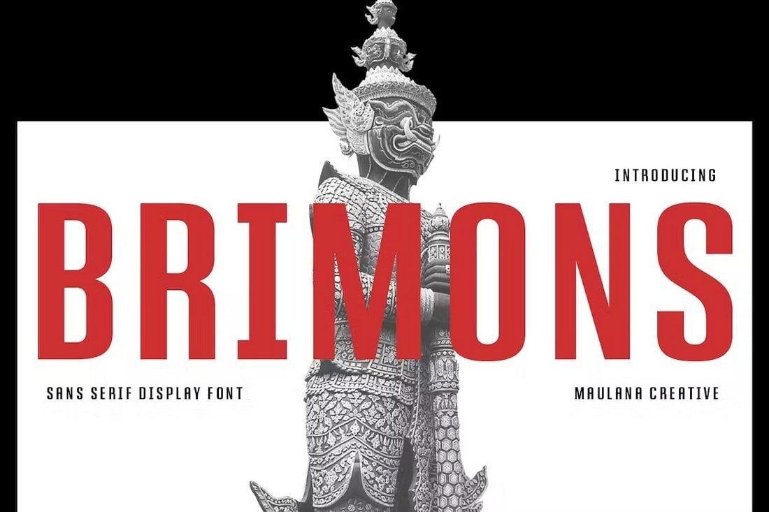 Brimons - Big Poster Font