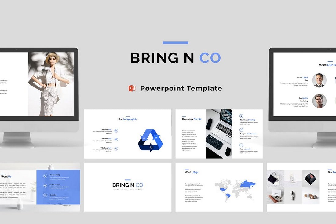 Bring N Co - Template Powerpoint Perusahaan