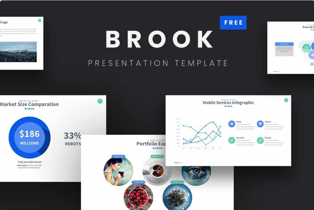 Brook - Free Keynote Presentation Template
