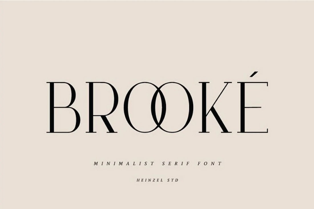 Brooke - Font Bersih Modern Gratis