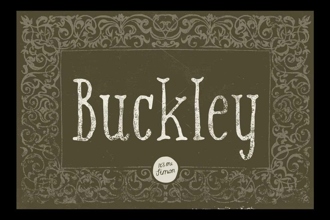 Buckley-Serif-Textured-Font 15+ Best Chalkboard Fonts 2021 design tips 