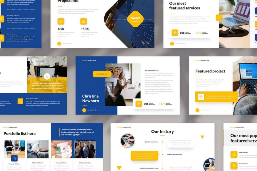 50+ Modern Professional PowerPoint Templates 2022 | Design Shack