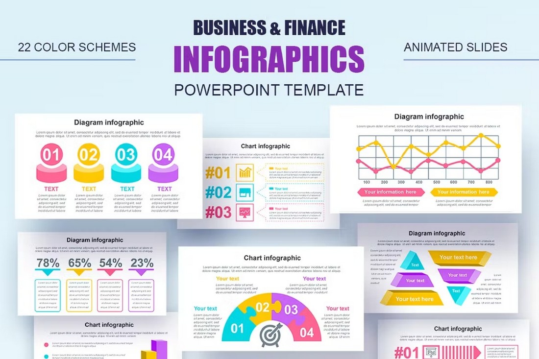 Business-Finance-Infographic-PowerPoint-Slides 20+ Best Infographic PowerPoint Templates (For Data Presentations) design tips 