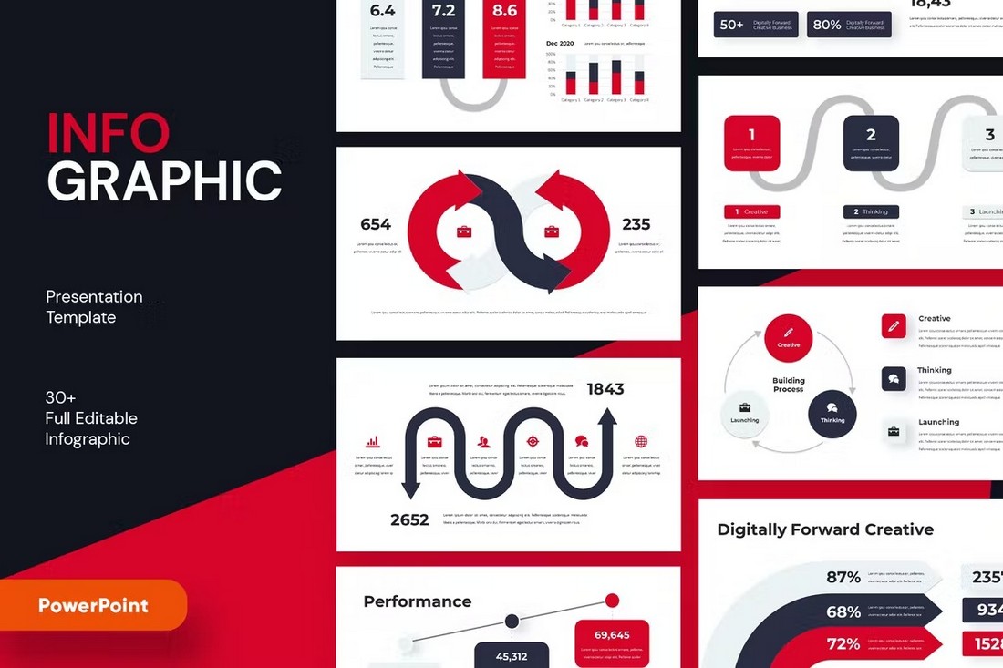 Business-Infographic-Powerpoint-Template 20+ Best Infographic PowerPoint Templates (For Data Presentations) design tips 