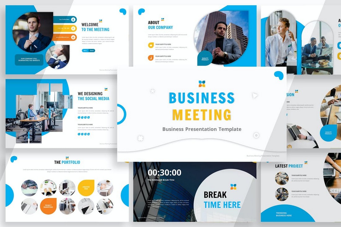 Business Meeting - Powerpoint Template