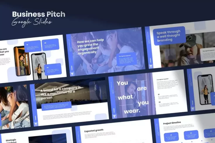 View Information about Business Pitch Deck Google Slides Template