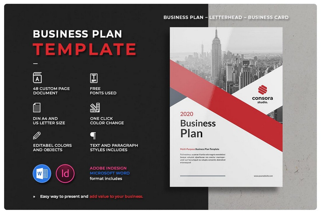 Business-Plan-Brochure-Template-for-Word 20+ Best Business Plan Templates for Word 2022 design tips 