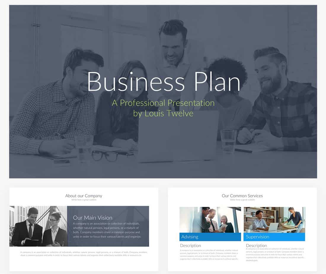 Keynote Business Plan Template