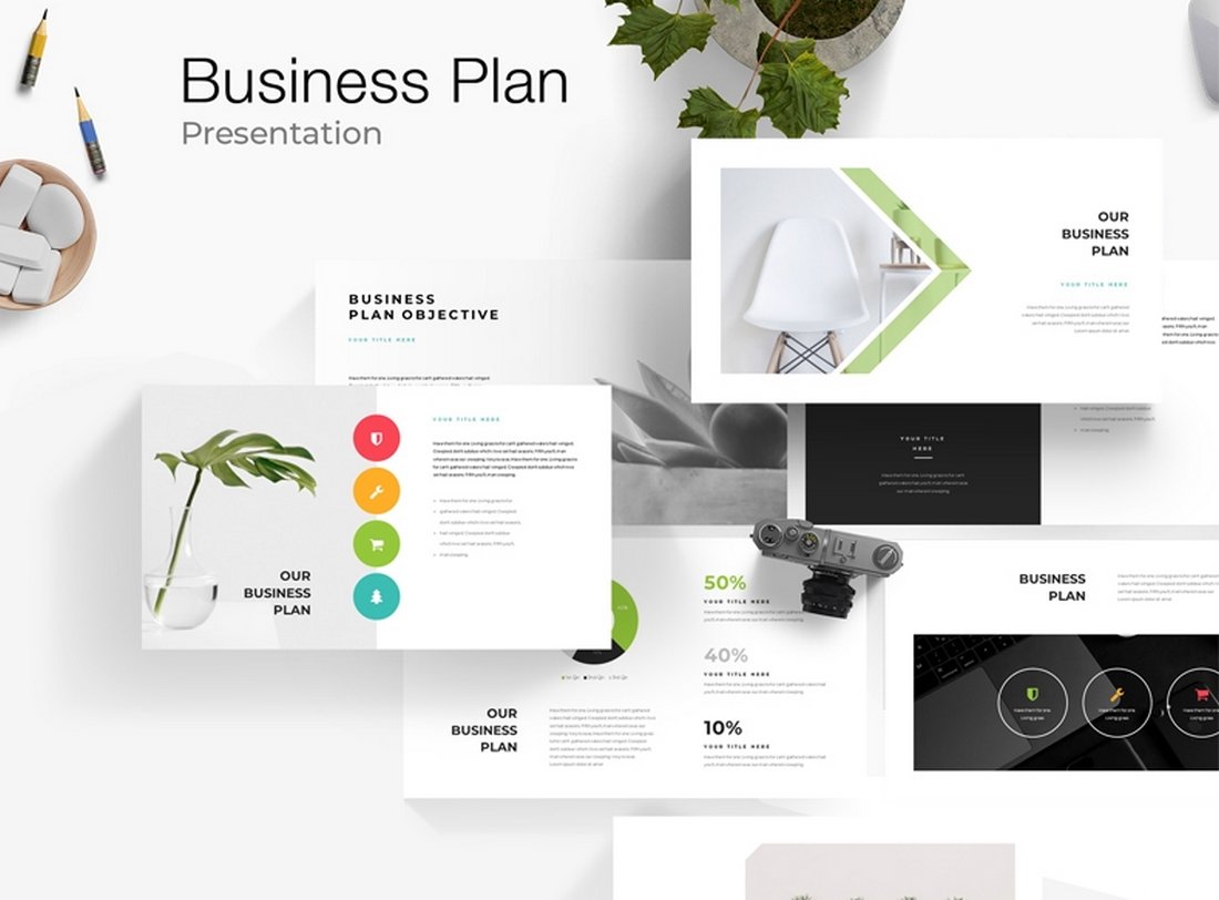 Business-Plan-Free-PowerPoint-Template 30+ Best Business & Corporate PowerPoint Templates 2021 design tips 