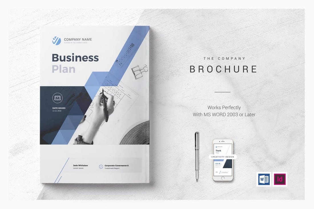 Business-Plan-Report-Word-Template 30+ Annual Report Templates (Word & InDesign) 2020 design tips Inspiration|annual|report|template 