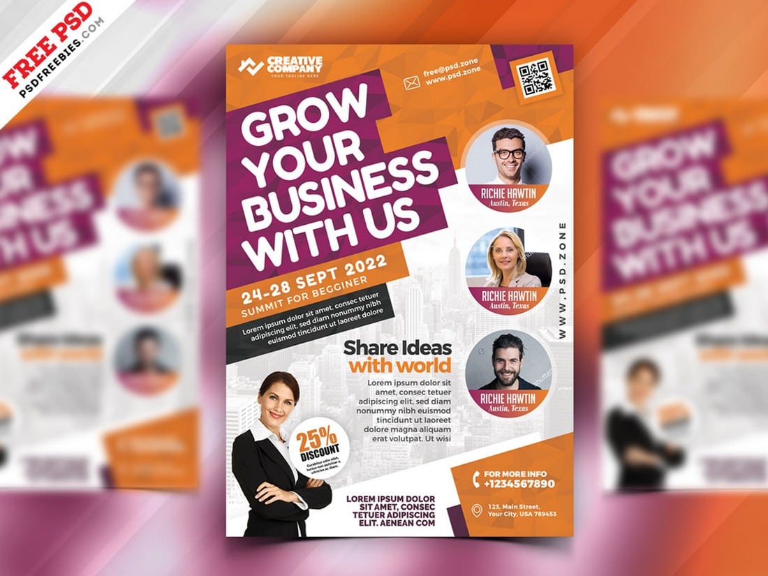 25 Best Free Poster Templates Illustrator Photoshop 2021 Design 