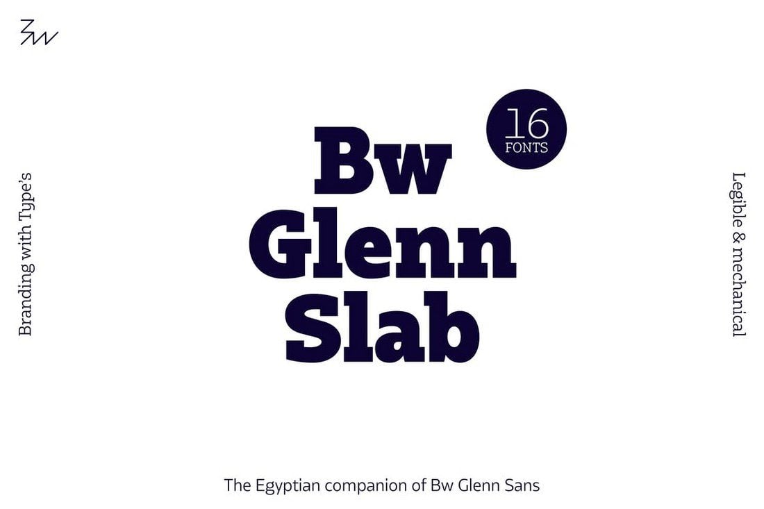 Bw-Glenn-Slab-Font-Family 50+ Best Slab Serif Fonts of 2019 design tips 