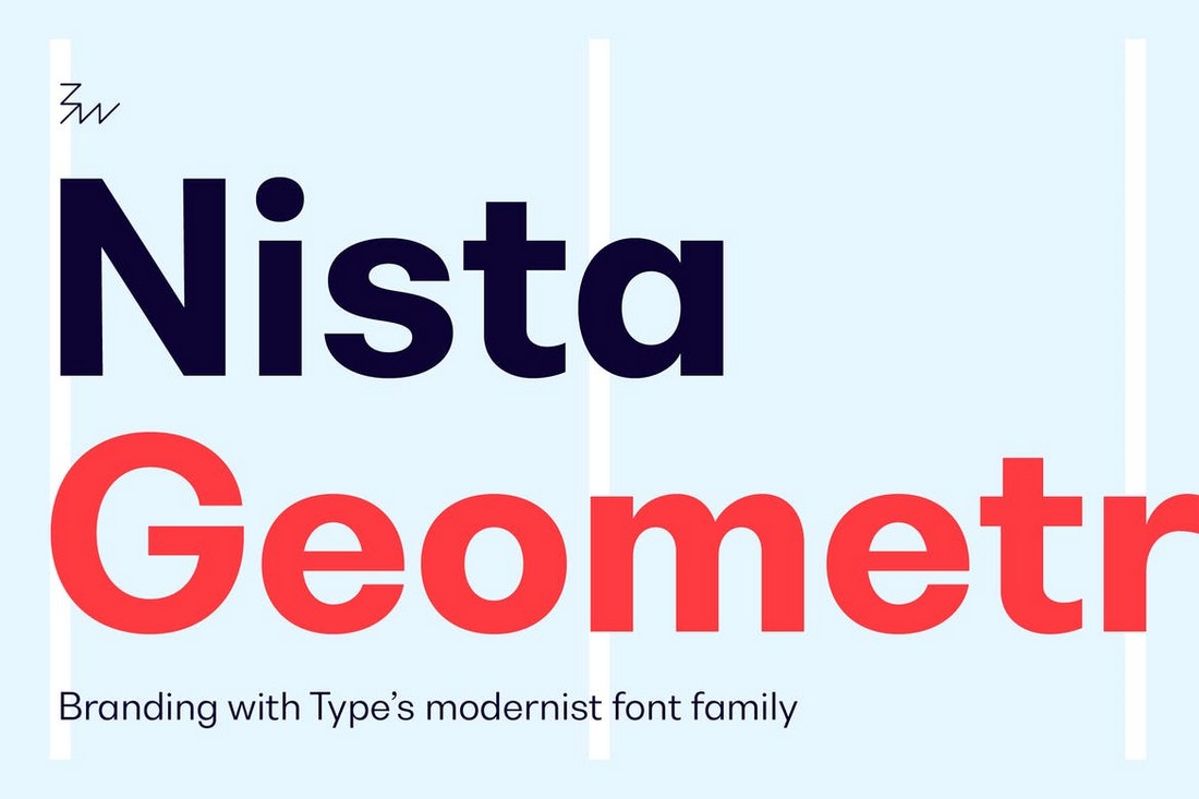 Bw Nista - Geometric Sans-Serif Fonts