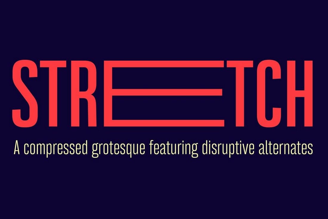 Bw Stretch font family