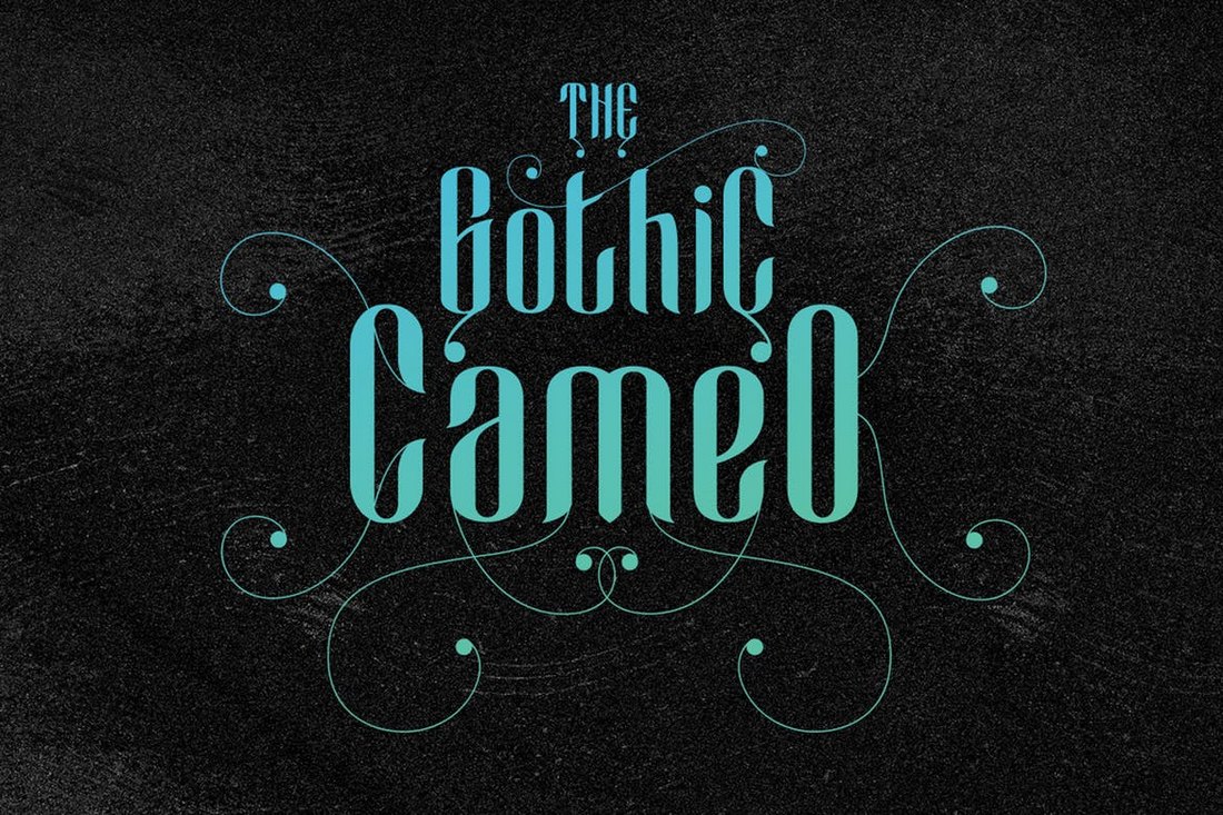 Cameo Sweet Gothic Font