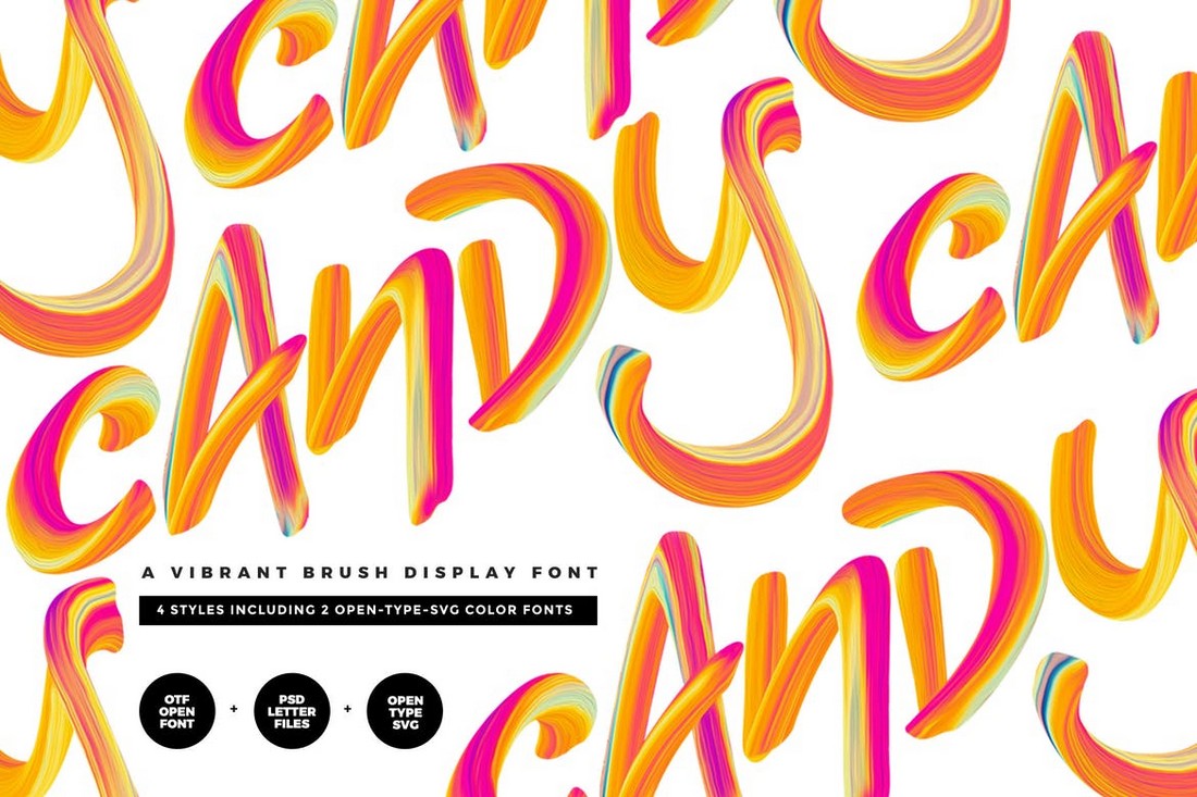 25+ Best Color Fonts of 2021 | Design Shack