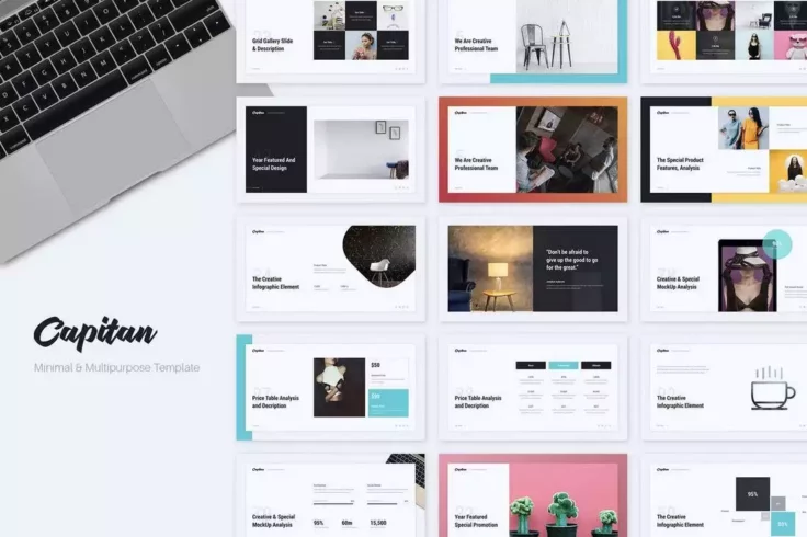 View Information about Capitan Minimal & Creative Keynote Template