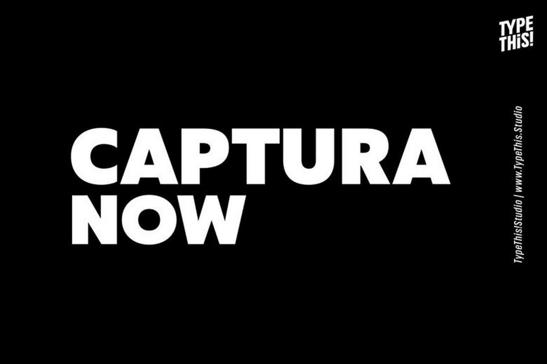 Captura Now - Free Small Caps Font