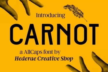 Carnot All-Caps Font