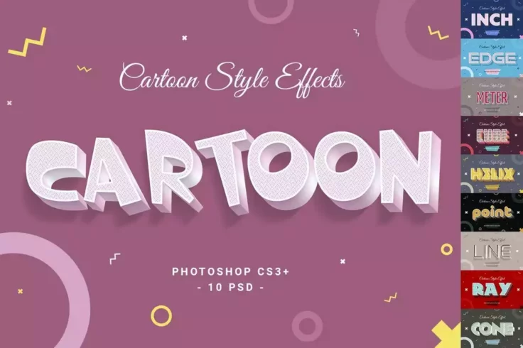 View Information about Cartoon Style Photoshop Text Effects