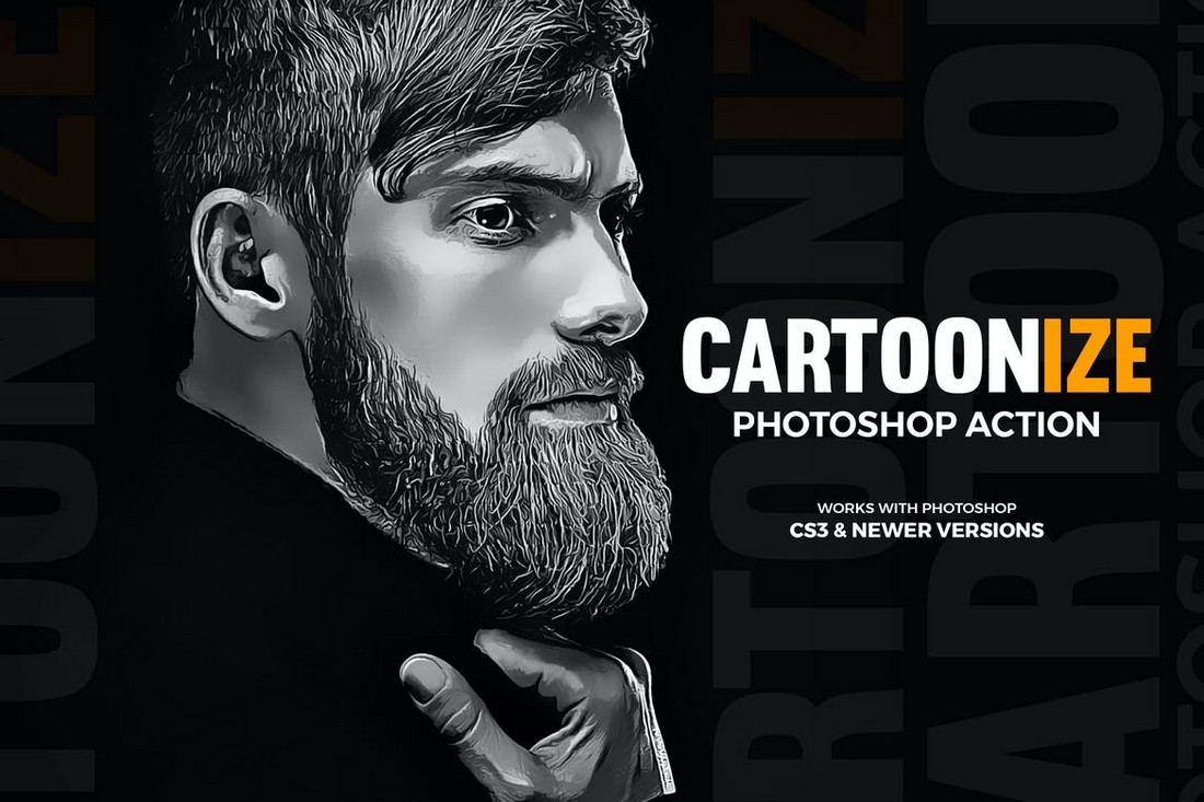 Cartoonize - Photoshop Cartoon Action