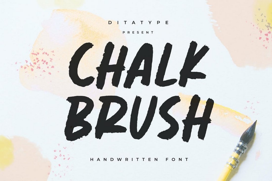 Chalk Brush - Creative Font for Presentations