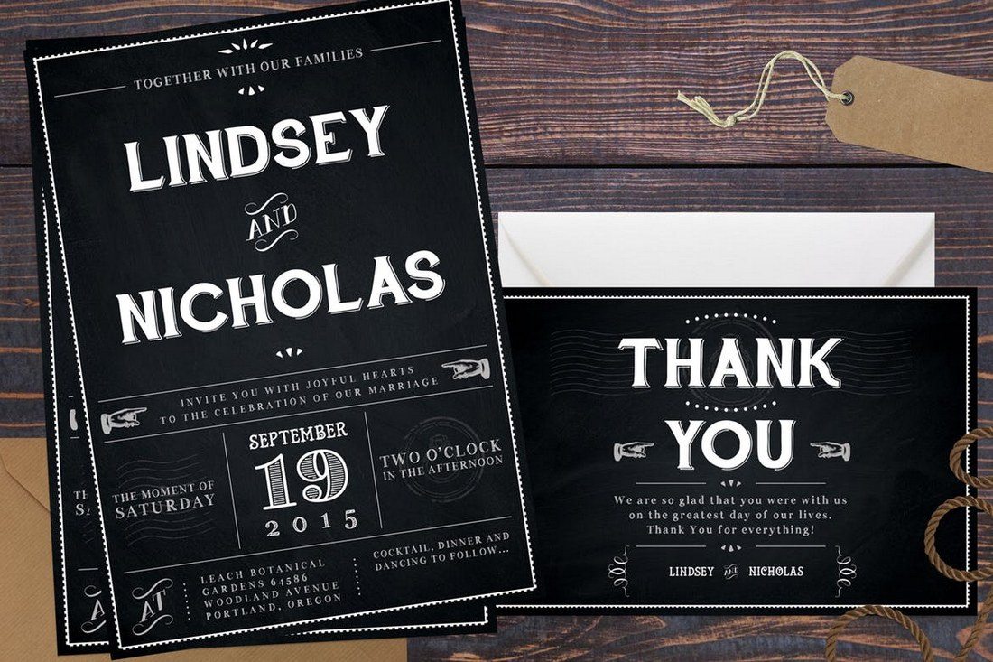 Chalkboard-Wedding-Invitations 10 Design Tips for Wedding Cards & Invitations design tips 